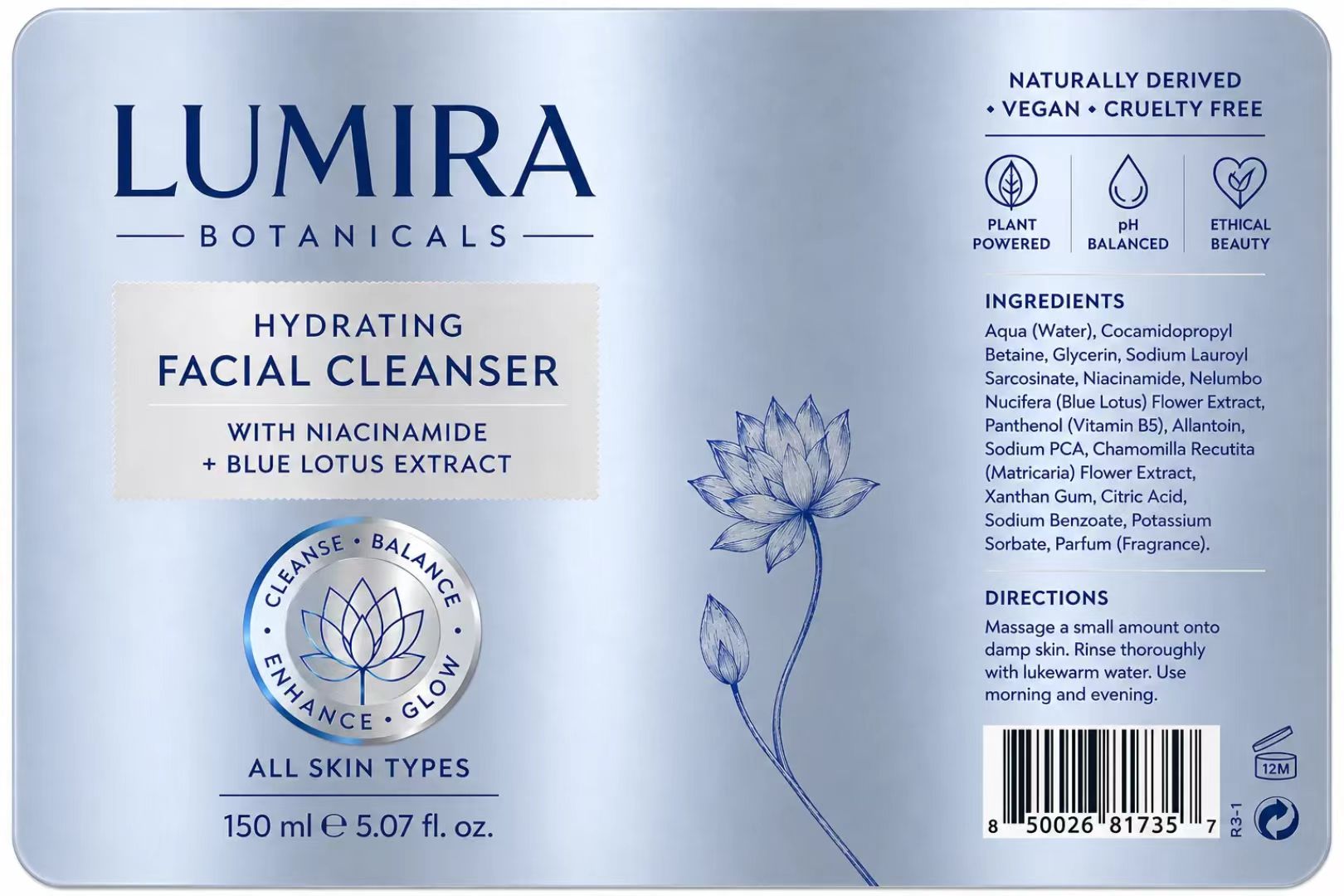Kozmetik Ürünleri için Özel Lü - Luxury Skincare Cleanser incelemesi ve fiyatı